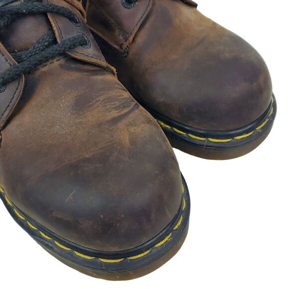 DR. MARTENS Shoes INDUSTRIAL Mens UK 9 US 10 Workwear 0061 MADE IN ENGLAND - Picture 11 of 16